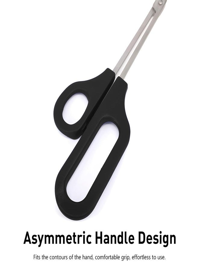Kootinn 8.3 Inch Long Handle Toenail Scissors for Thick Nails & Easy Reach Long Handled Toe Nail Clippers for Seniors Women Men (Black) - Image 5